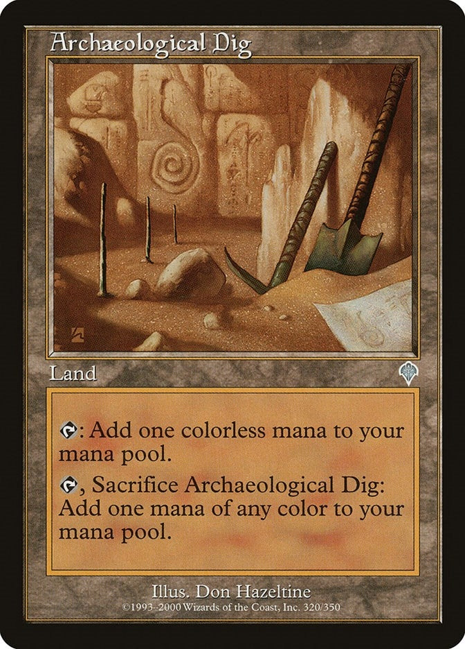 Image for Archaeological Dig (Invasion) (320) - Magic: The Gathering