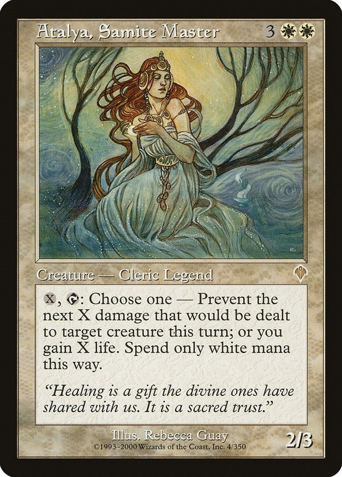 Image for Atalya, Samite Master (Invasion) (4) - Magic: The Gathering
