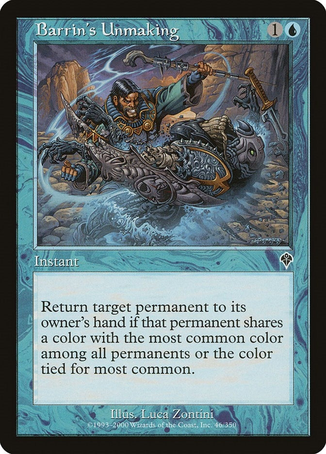Image for Barrin's Unmaking (Invasion) (46) - Magic: The Gathering