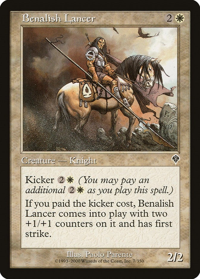 Image for Benalish Lancer (Invasion) (7) - Magic: The Gathering