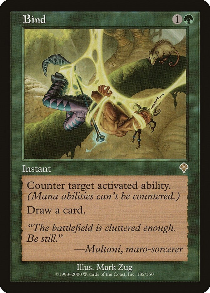 Image for Bind (Invasion) (182) - Magic: The Gathering