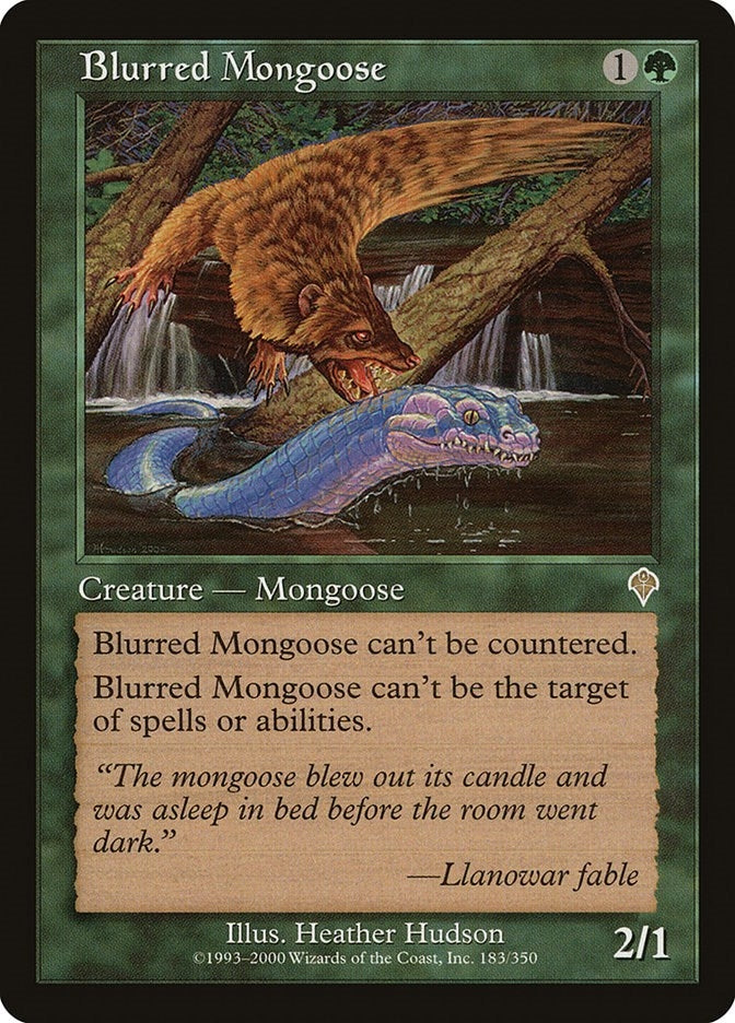 Image for Blurred Mongoose (Invasion) (183) - Magic: The Gathering