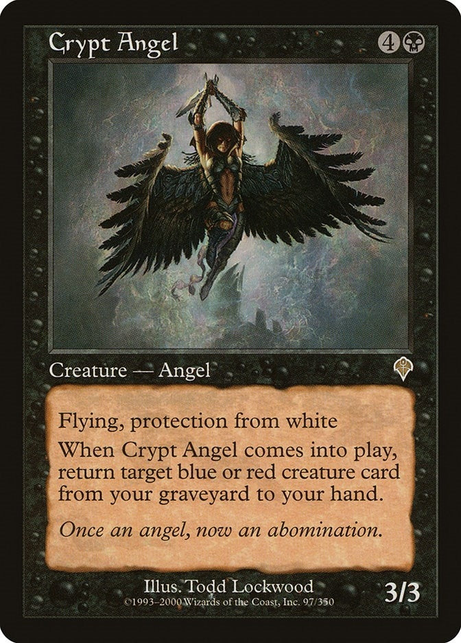 Image for Crypt Angel (Invasion) (97) - Magic: The Gathering