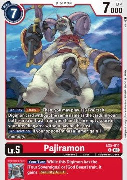 Pajiramon (EX5-011) - Animal Colosseum (Common) [EX-05-011]