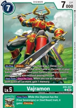 Vajramon (EX5-037) - Animal Colosseum (Common) [EX-05-037]