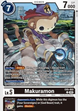 Makuramon (EX5-052) - Animal Colosseum (Common) [EX-05-052]