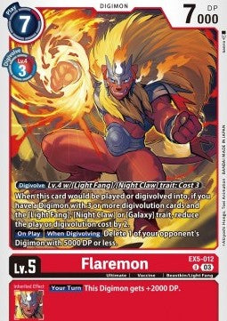 Flaremon (EX5-012) - Animal Colosseum (Uncommon) [EX-05-012]
