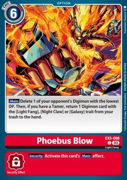 Phoebus Blow (EX5-066) - Animal Colosseum (Common) [EX-05-066]
