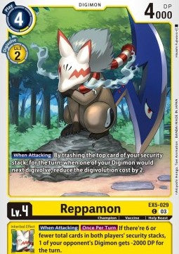 Reppamon (EX5-029) - Animal Colosseum (Common) [EX-05-029]