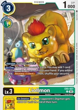 Liollmon (EX5-027) - Animal Colosseum (Common) [EX-05-027]