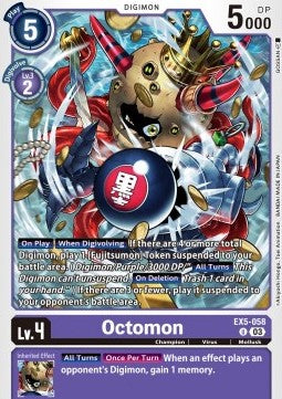 Octomon (EX5-058) - Animal Colosseum (Uncommon) [EX-05-058]
