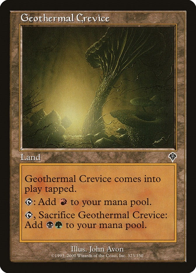 Image for Geothermal Crevice (Invasion) (323) - Magic: The Gathering