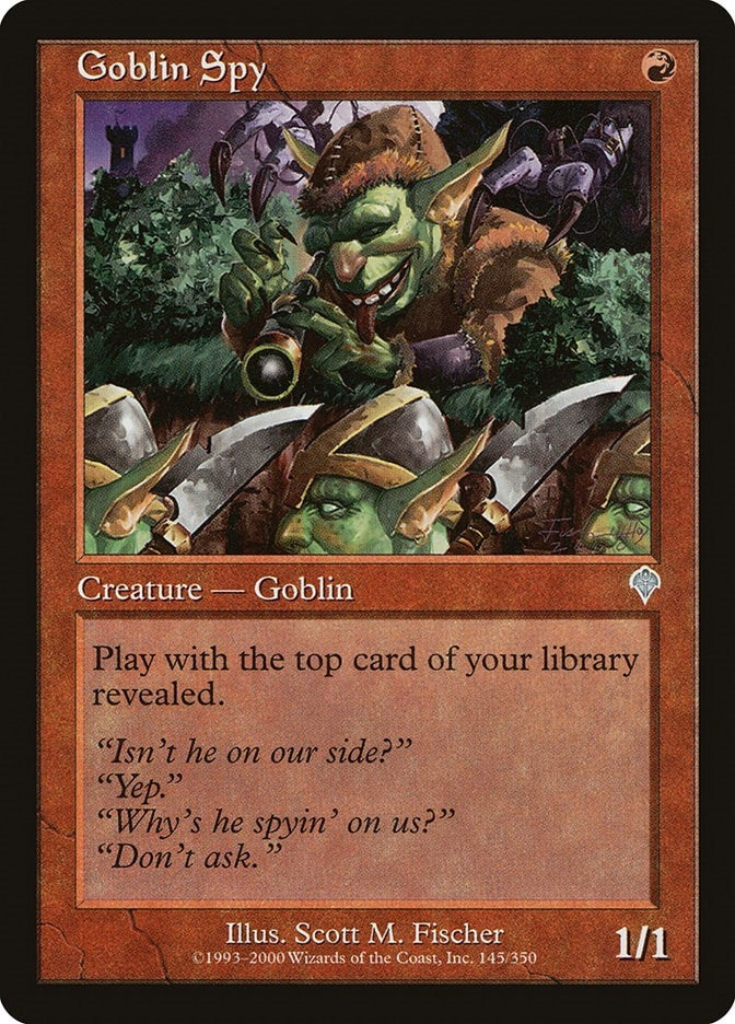 Image for Goblin Spy (Invasion) (145) - Magic: The Gathering