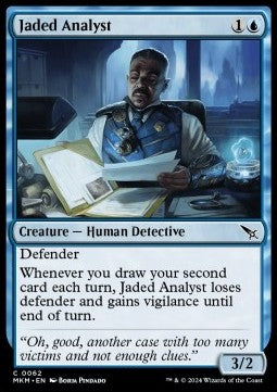 Jaded Analyst - Murders at Karlov Manor (Common) [MKM-62]