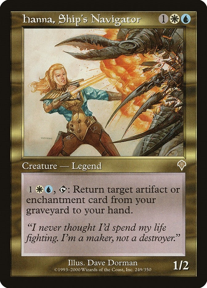 Image for Hanna, Ship's Navigator (Invasion) (249) - Magic: The Gathering