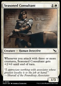 Seasoned Consultant - Murders at Karlov Manor (Common) [MKM-33]