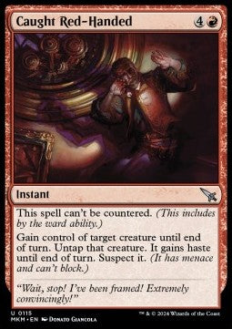 Caught Red-Handed - Murders at Karlov Manor (Uncommon) [MKM-115]