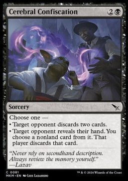 Cerebral Confiscation - Murders at Karlov Manor (Common) [MKM-81]