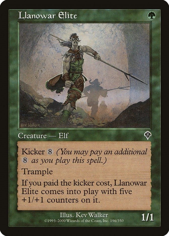 Image for Llanowar Elite (Invasion) (196) - Magic: The Gathering