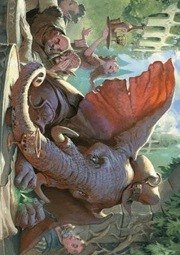 Art Series: Loxodon Eavesdropper (V.1) - Murders at Karlov Manor: Extras (Tip Card) [XMKM-A15]