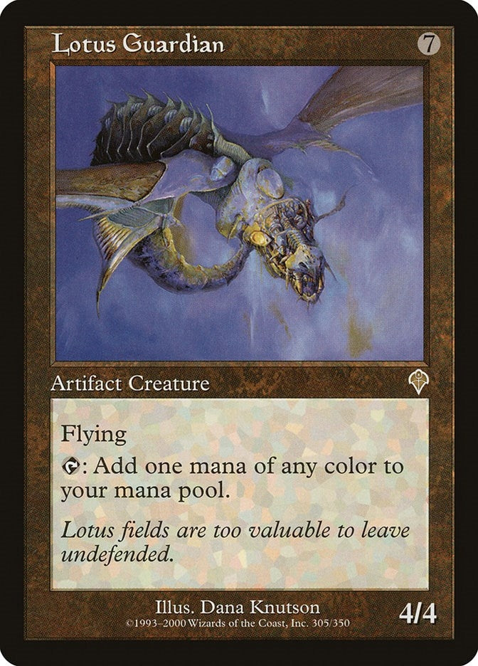 Image for Lotus Guardian (Invasion) (305) - Magic: The Gathering
