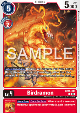 Birdramon (BT15-013) - Exceed Apocalypse (Uncommon) [BT-15-013]