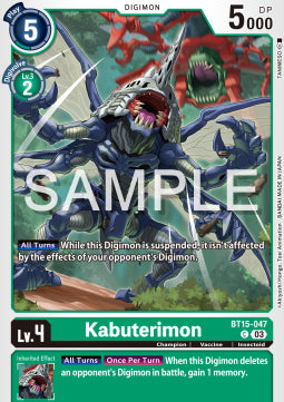 Kabuterimon (BT15-047) - Exceed Apocalypse (Common) [BT-15-047]