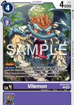 Vilemon (BT15-072) - Exceed Apocalypse (Common) [BT-15-072]