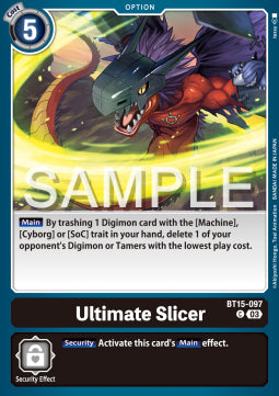 Ultimate Slicer (BT15-097) - Exceed Apocalypse (Common) [BT-15-097]
