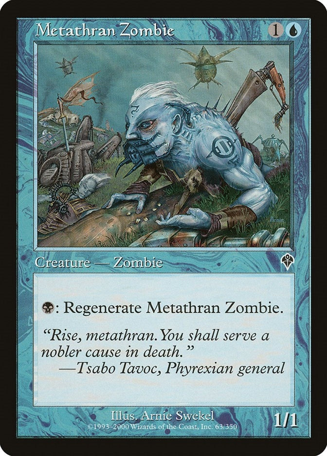 Image for Metathran Zombie (Invasion) (63) - Magic: The Gathering