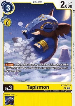 Tapirmon (BT15-033) - Exceed Apocalypse (Common) [BT-15-033]