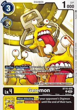 Geremon (BT15-035) - Exceed Apocalypse (Common) [BT-15-035]