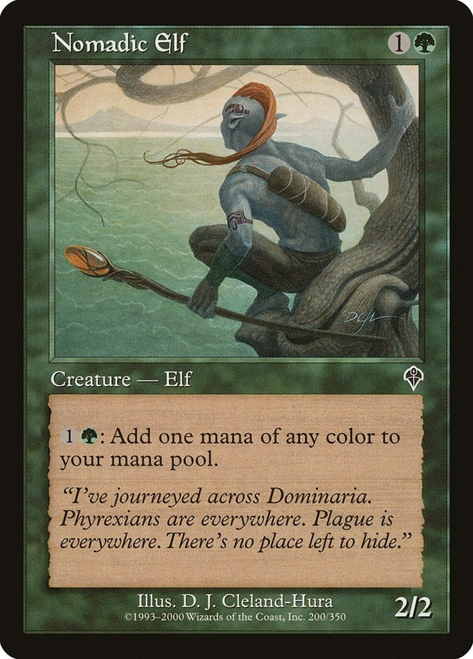 Image for Nomadic Elf (Invasion) (200) - Magic: The Gathering