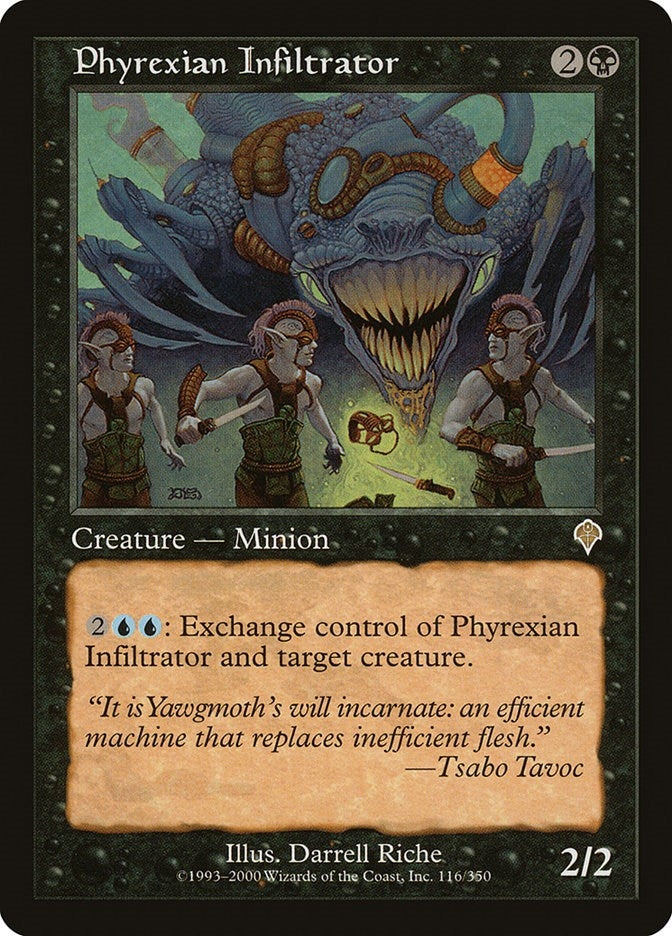 Image for Phyrexian Infiltrator (Invasion) (116) - Magic: The Gathering
