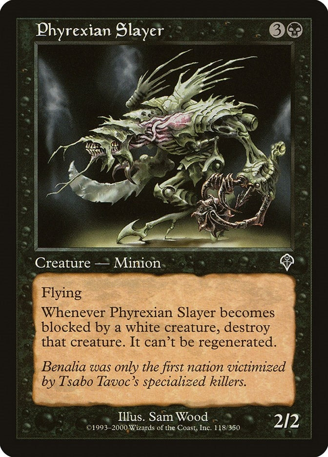 Image for Phyrexian Slayer (Invasion) (118) - Magic: The Gathering