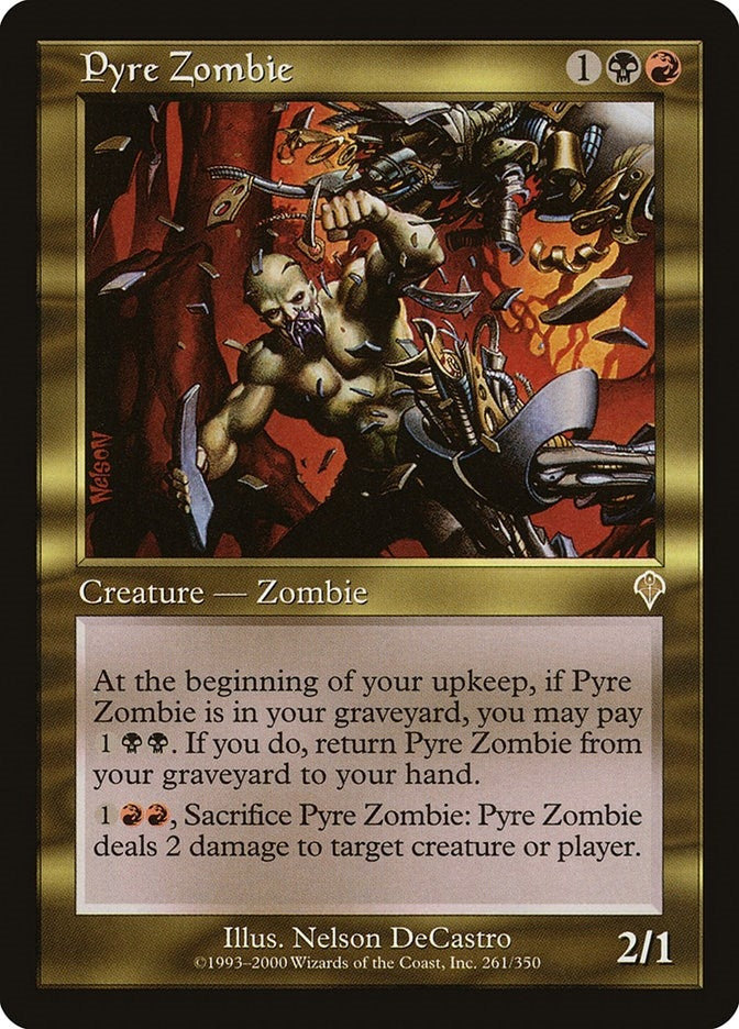 Image for Pyre Zombie (Invasion) (261) - Magic: The Gathering
