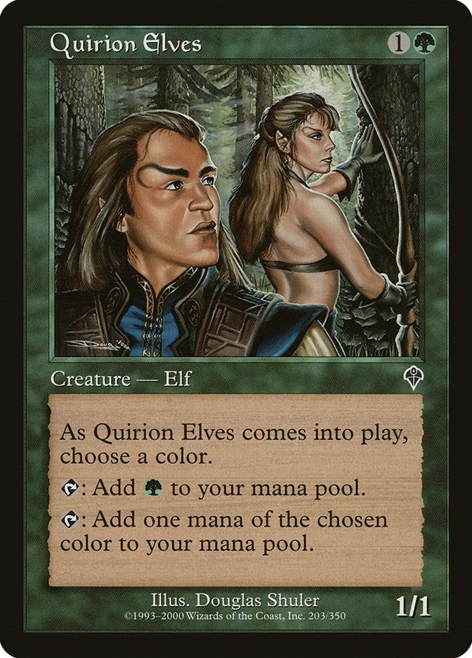 Image for Quirion Elves (Invasion) (203) - Magic: The Gathering