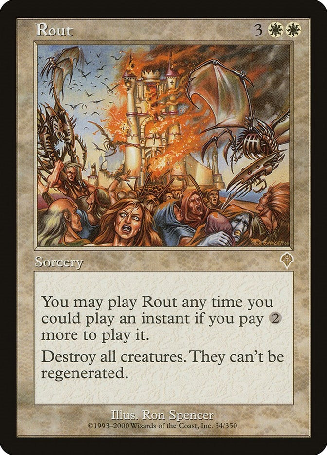 Image for Rout (Invasion) (34) - Magic: The Gathering
