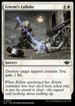 Eriette's Lullaby - Outlaws of Thunder Junction (Common) [OTJ-10]