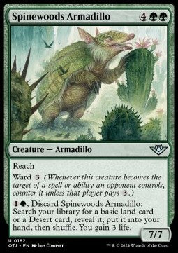 Spinewoods Armadillo - Outlaws of Thunder Junction (Uncommon) [OTJ-182]