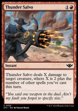 Thunder Salvo - Outlaws of Thunder Junction (Common) [OTJ-150]