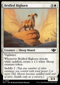Bridled Bighorn - Outlaws of Thunder Junction (Common) [OTJ-7]