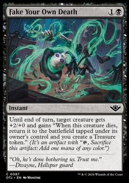 Fake Your Own Death - Outlaws of Thunder Junction (Common) [OTJ-87]