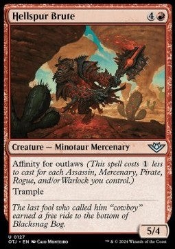 Hellspur Brute - Outlaws of Thunder Junction (Uncommon) [OTJ-127]