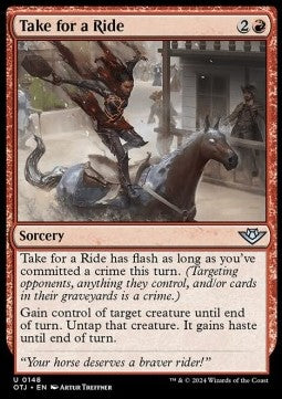 Take for a Ride - Outlaws of Thunder Junction (Uncommon) [OTJ-148]