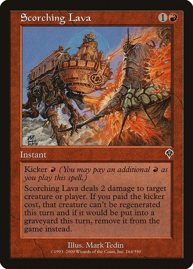 Image for Scorching Lava (Invasion) (164) - Magic: The Gathering