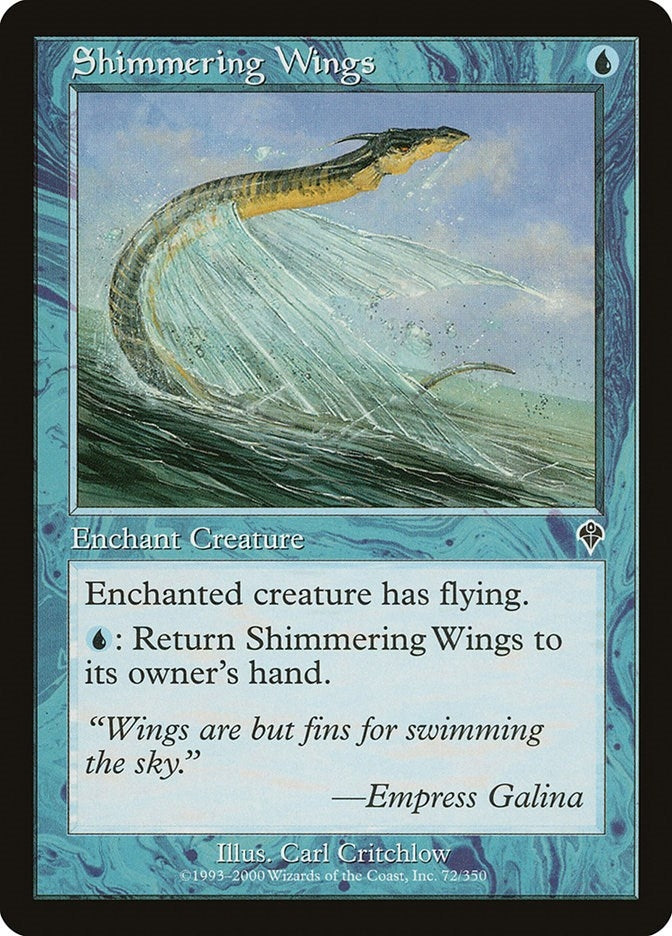 Image for Shimmering Wings (Invasion) (72) - Magic: The Gathering