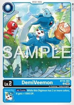 DemiVeemon (BT16-002) - Beginning Observer (Uncommon) [BT-16-002]