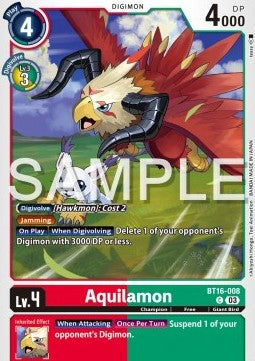 Aquilamon (BT16-008) - Beginning Observer (Common) [BT-16-008]