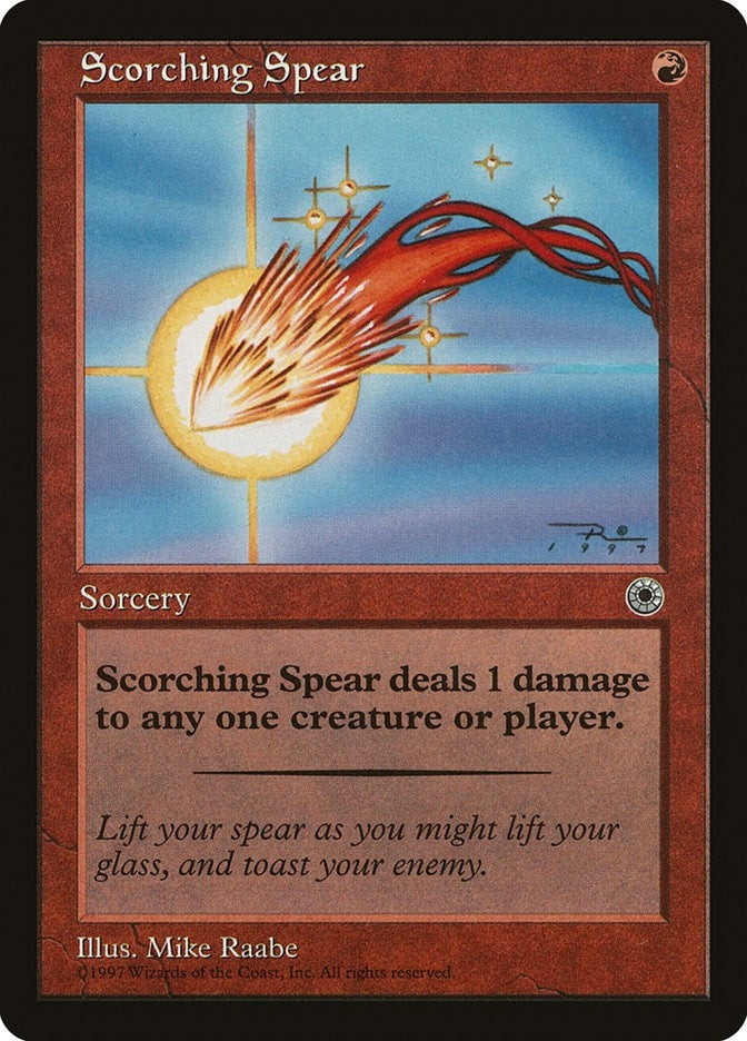 Image for Scorching Spear (Portal) - Magic: The Gathering